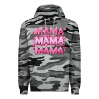 Slate Camo mama mama mama valentine's day Premium Hoodie - LillyAllenDesigns