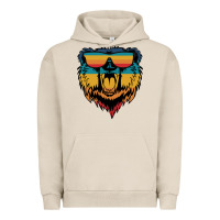 Pigment French Oak Retro bear Urban Hoodie - Bettercallsaul