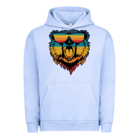 Pigment Grape Ice Retro bear Urban Hoodie - Bettercallsaul