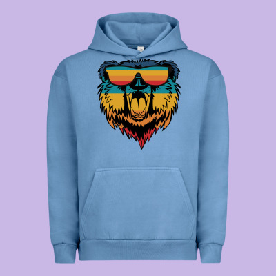 Retro Bear Urban Hoodie Designed By Bettercallsaul