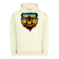 Pigment Pistachio Retro bear Urban Hoodie - Bettercallsaul