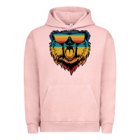 Pigment Salmon Retro bear Urban Hoodie - Bettercallsaul