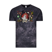 Cloud Black be joy ful Vintage Tee - CowhideDigitalArt