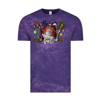 Cloud Purple be joy ful Vintage Tee - CowhideDigitalArt