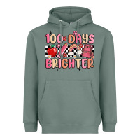 Sage 100 days brighter Heavyweight Hoodie - MaliasSmallBusiness