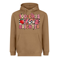 Toasted Coconut 100 days brighter Heavyweight Hoodie - MaliasSmallBusiness