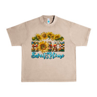 French Oak home sweet home sunflower Urban Heavy Tee - BarkalooDesign