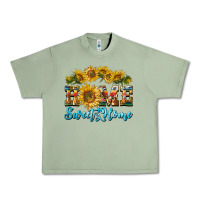 Oil Green home sweet home sunflower Urban Heavy Tee - BarkalooDesign