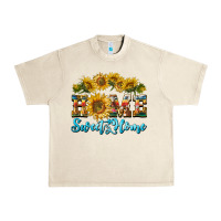 Sandshell home sweet home sunflower Urban Heavy Tee - BarkalooDesign