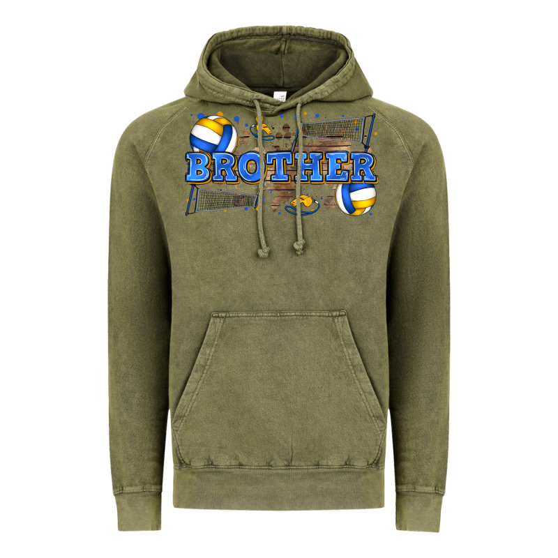 Brother Volleyball Vintage Hoodie by Zillion Design Studio | Teevron