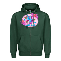 Sports Green back to school flowers fourth grade 3200x2400 Zipper Hoodie - AdoDesignShop