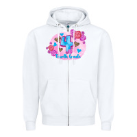 White back to school flowers fourth grade 3200x2400 Zipper Hoodie - AdoDesignShop