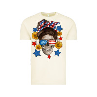 Vintage Arctic American mom skull Vintage Tee - Neo Western