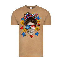 Vintage Camel American mom skull Vintage Tee - Neo Western