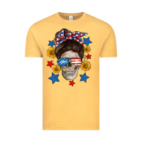 American Mom Skull Vintage Tee | Teevron
