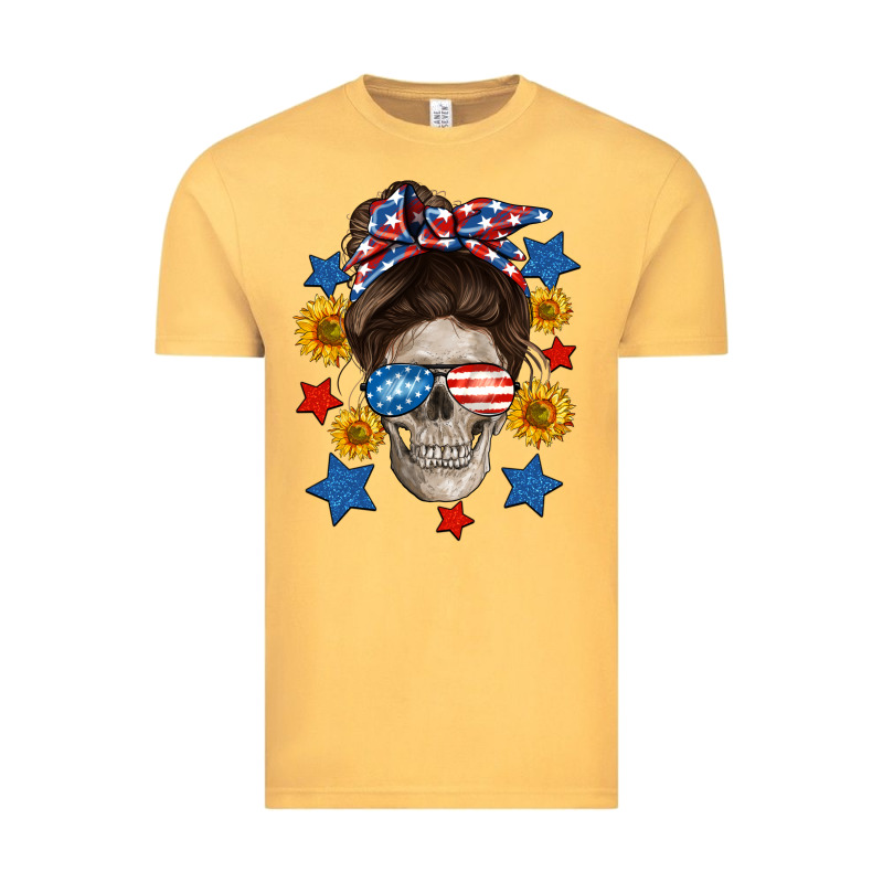 American Mom Skull Vintage Tee by Neo Western | Teevron