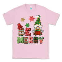 Bubblegum Pink be merry Classic Tee - BundleAndBundleShop