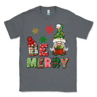 Charcoal Heather be merry Classic Tee - BundleAndBundleShop