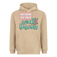 Mushroom minding my own small business Heavyweight Hoodie - MaliasSmallBusiness