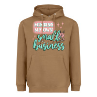 Toasted Coconut minding my own small business Heavyweight Hoodie - MaliasSmallBusiness