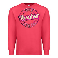Cardinal come on teacher let's go teach Premium Sweatshirt - MaliasSmallBusiness