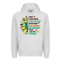 Dove Grey they whispered to her you cant withstand the storm Premium Hoodie - LillyAllenDesigns