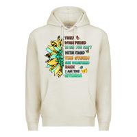 Oatmeal Heather they whispered to her you cant withstand the storm Premium Hoodie - LillyAllenDesigns
