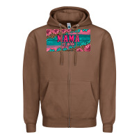 Chestnut pink roses mama of girls license plate Zipper Hoodie - Artiststas