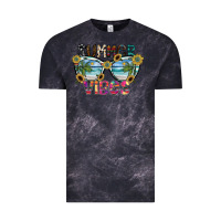 Cloud Black summer vibes Vintage Tee - SublimationCraftShop