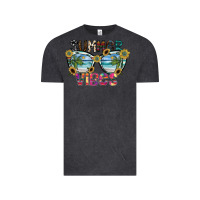 Vintage Black summer vibes Vintage Tee - SublimationCraftShop