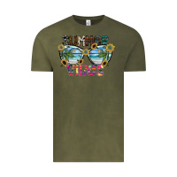 Vintage Olive summer vibes Vintage Tee - SublimationCraftShop
