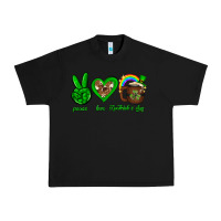 Black Peace love luck St. Patrick's Day Urban Heavy Tee - Neo Western