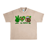 French Oak Peace love luck St. Patrick's Day Urban Heavy Tee - Neo Western