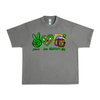 Tornado Peace love luck St. Patrick's Day Urban Heavy Tee - Neo Western
