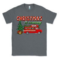 Charcoal Heather christmas is coming Classic Tee - BundleAndBundleShop