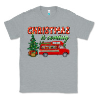 Heather Grey christmas is coming Classic Tee - BundleAndBundleShop