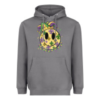 Storm smiley face mardi gras Heavyweight Hoodie - MaliasSmallBusiness