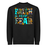 Black faith over fear Heavyweight Sweatshirt - Zillion Design Studio