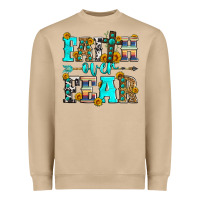 Mushroom faith over fear Heavyweight Sweatshirt - Zillion Design Studio