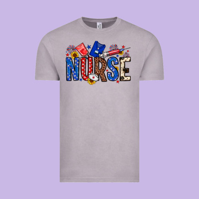 American Nurse Vintage Tee Designed By Neo Western