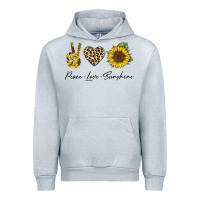 Heather Grey Peace Love Sunshine Urban Hoodie - Bettercallsaul
