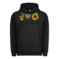 Pigment Black Peace Love Sunshine Urban Hoodie - Bettercallsaul