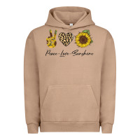 Pigment Burro Peace Love Sunshine Urban Hoodie - Bettercallsaul