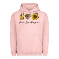 Pigment Salmon Peace Love Sunshine Urban Hoodie - Bettercallsaul