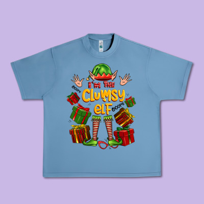 Im The Clumsy Elf Urban Heavy Tee Designed By Fadigitalartstudio