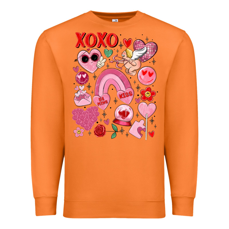 Cute Valentines Day Premium Sweatshirt by MaliasSmallBusiness | Teevron