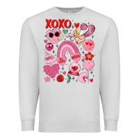Dove Grey cute valentines day Premium Sweatshirt - MaliasSmallBusiness
