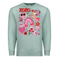 Seafoam cute valentines day Premium Sweatshirt - MaliasSmallBusiness