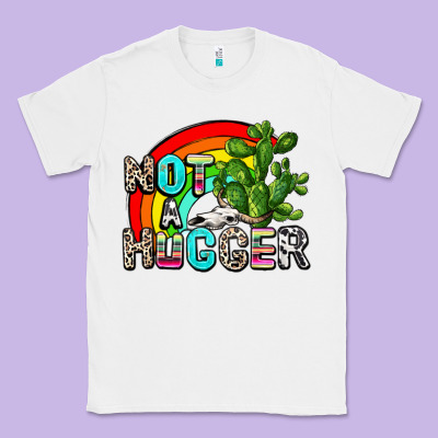 Not A Hugger Classic Tee Designed By Adodesignshop