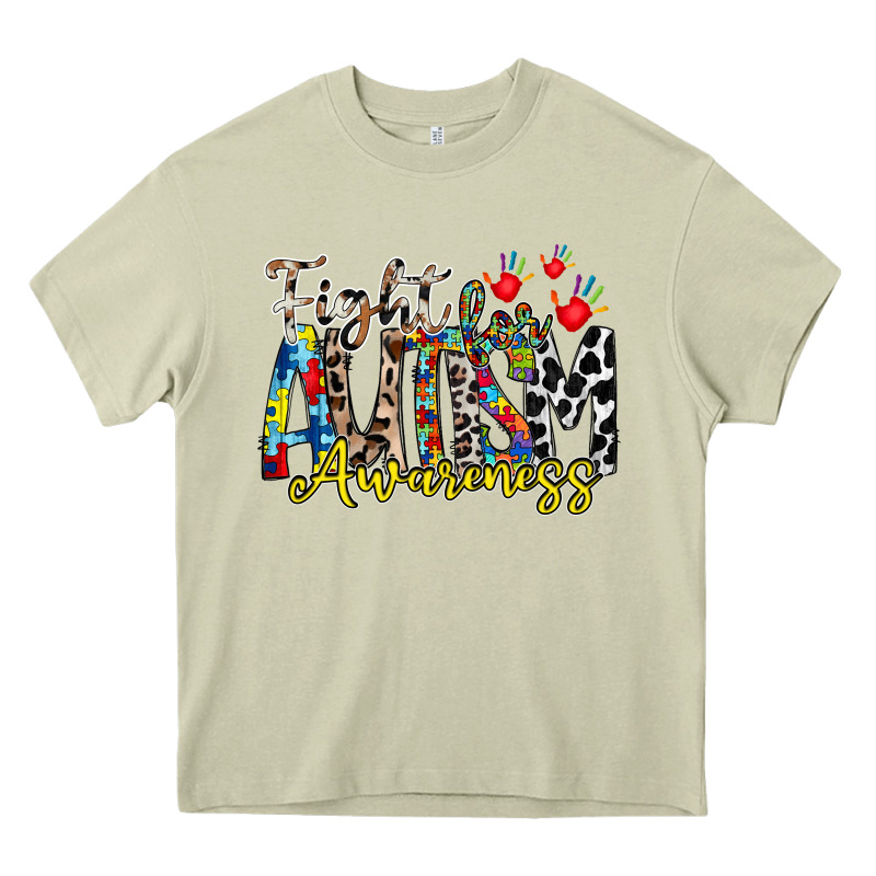 Fight For Autism Awareness Heavy Core Tee by RacoonDesign | Teevron